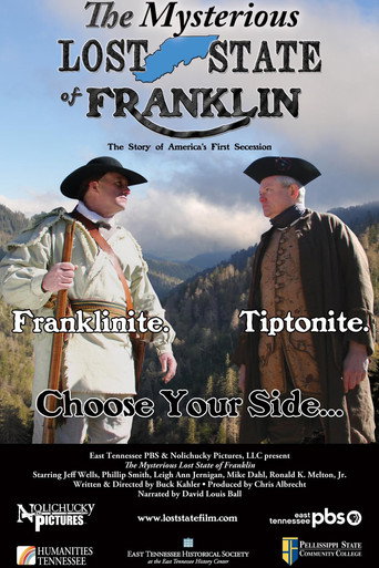Movie poster for The Mysterious Lost State of Franklin (The story of America's first succession) (2011)