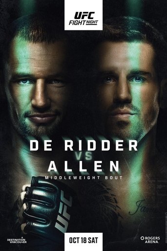 UFC Fight Night 262: de Ridder vs. Allen poster