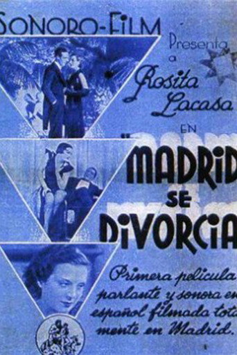 Movie poster for Madrid se divorcia (1934)
