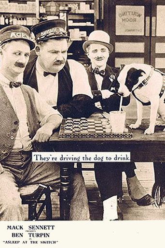 Movie poster for Asleep at the Switch (1923)