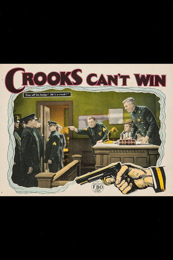 Movie poster for Crooks Can't Win (1928)