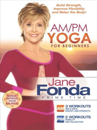 Movie poster for Jane Fonda's AM/PM Yoga For Beginners