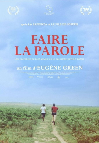 Movie poster for Faire la parole (2017)