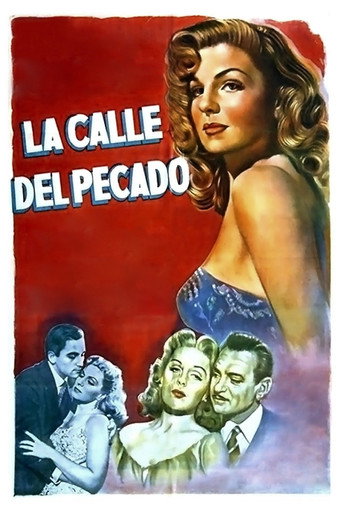 Movie poster for La calle del pecado (1954)
