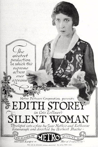 Movie poster for The Silent Woman (1918)