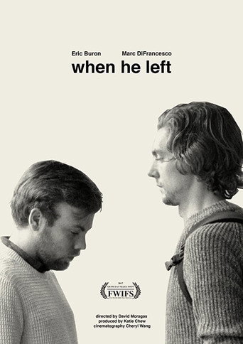 Movie poster for When He Left (2017)