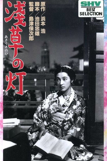 Movie poster for The Lights of Asakusa (1937)
