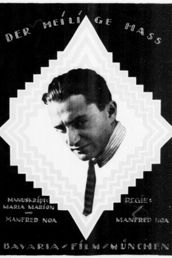 Movie poster for Der heilige Hass, 1. Teil (1921)