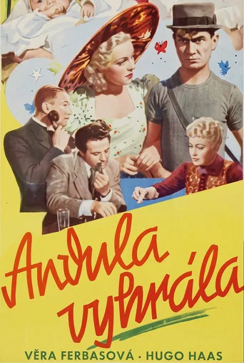 Movie poster for Andula vyhrála (1938)