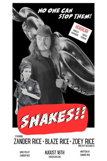 Movie poster for Snakes!! (2023)