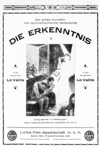 Movie poster for Die Erkenntnis (1915)