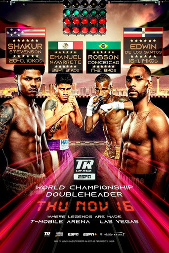 Movie poster for Shakur Stevenson vs. Edwin De Los Santos (2023)