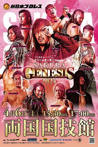 Movie poster for NJPW Sakura Genesis 2024 (2024)