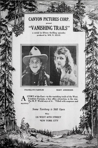 Movie poster for Vanishing Trails (1920)
