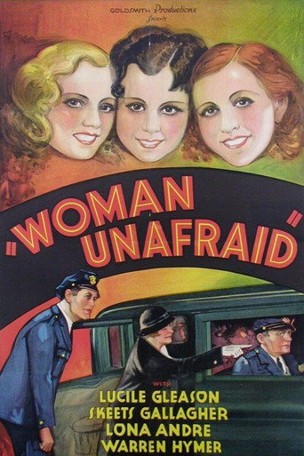 Movie poster for Woman Unafraid (1934)