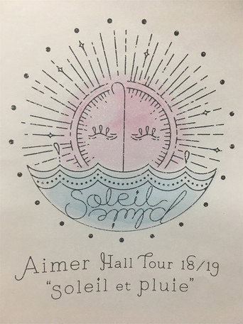 Movie poster for Aimer Hall Tour 18/19 "soleil et pluie" at Tokyo International Forum (2018)