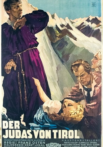 Movie poster for Der Judas von Tirol (1933)