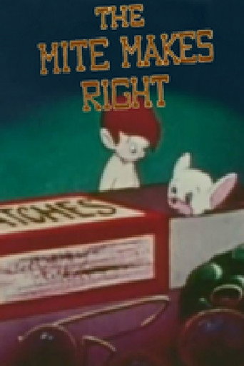 Movie poster for The Mite Makes Right (1948)
