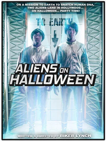 Movie poster for Aliens on Halloween (2021)