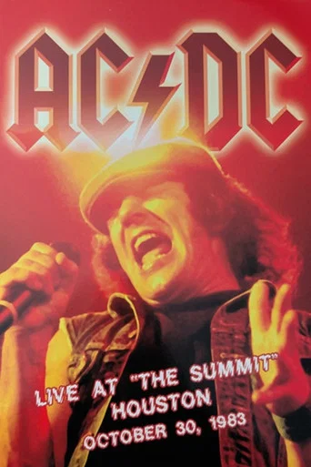 Movie poster for AC/DC: Live At The Houston Summit (1983)