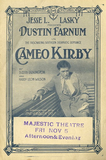 Movie poster for Cameo Kirby (1914)