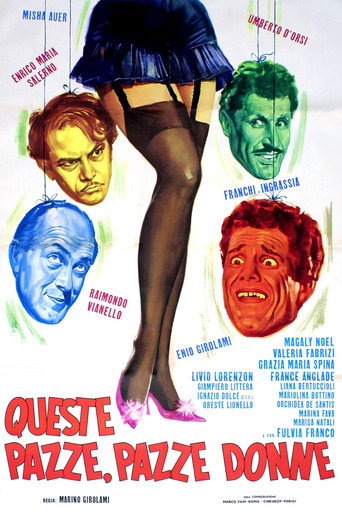 Movie poster for These Mad, Mad Women (1964)