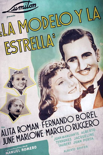 Movie poster for La modelo y la estrella (1939)