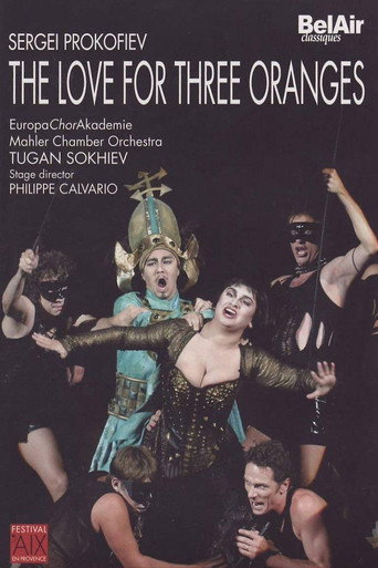 Movie poster for The Love for Three Oranges - Aix-en-Provence (2004)