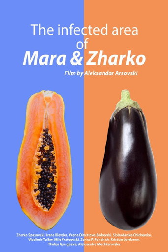 Movie poster for The Infected Area of Mara and Zharko (2018)
