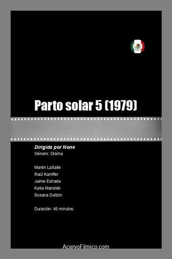 Movie poster for Parto solar 5 (1979)