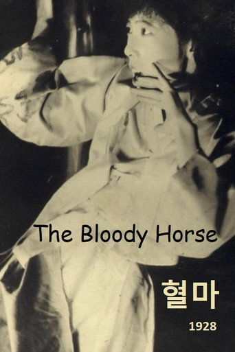 Movie poster for The Bloody Horse (1928)