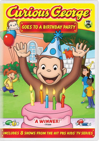 Movie poster for Curious George: Goes to a Birthday Party (2010)