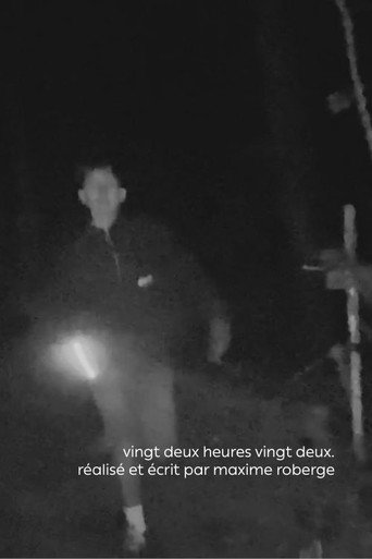 Movie poster for vingt deux heures vingt deux. (2025)