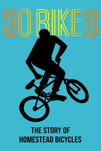 Movie poster for 30 Bikes: The Story of Homestead Bicycles (2021)