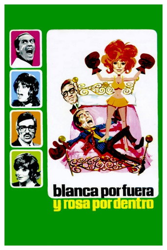 Movie poster for Blanca por fuera y Rosa por dentro (1971)