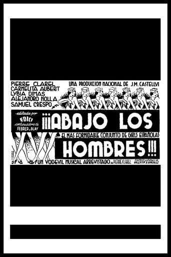 Movie poster for ¡¡¡Abajo los hombres!!! (1936)