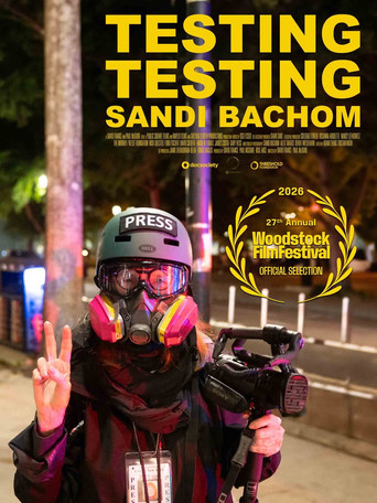 Movie poster for Testing Testing Sandi Bachom (2026)