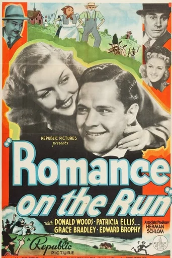 Movie poster for Romance on the Run (1938)