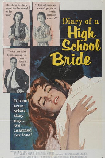 The Diary of a High School Bride poster