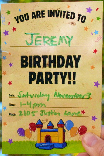 Movie poster for Jeremy Birthday Party!!
