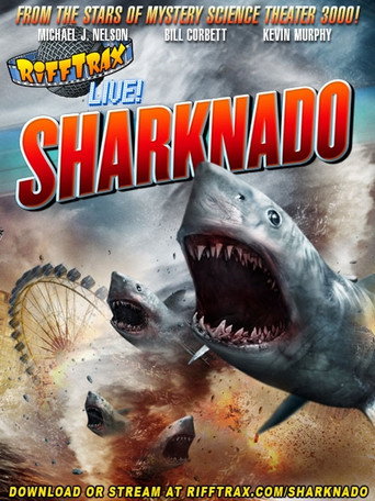 Movie poster for RiffTrax Live: Sharknado (2014)