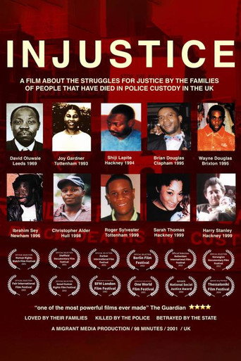 Movie poster for Injustice (2001)