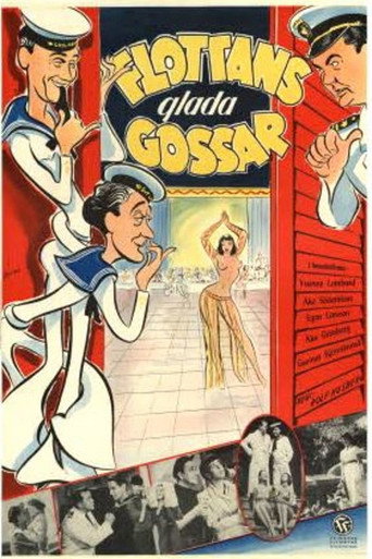 Movie poster for Flottans glada gossar (1954)