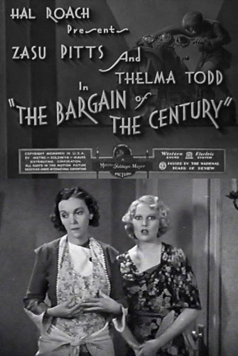 Movie poster for The Bargain of the Century (1933)