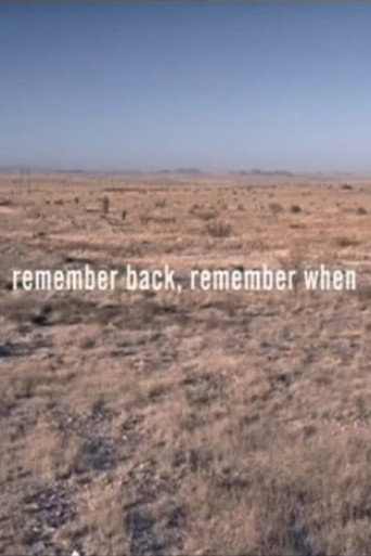 Movie poster for Remember Back, Remember When (2008)