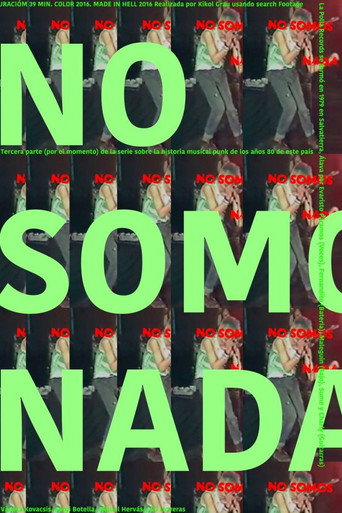 Movie poster for No somos nada