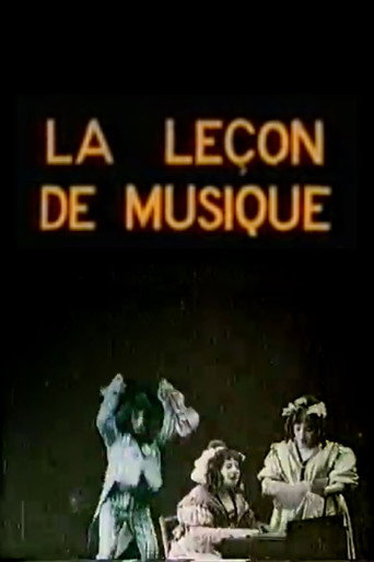 Movie poster for The Music Lesson (1909)