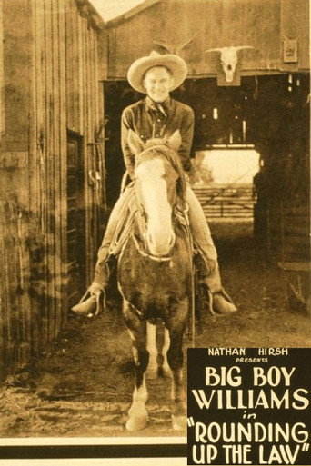 Movie poster for Rounding Up the Law (1922)