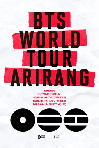 Movie poster for BTS World Tour 'Arirang' in Goyang: Live Viewing (2026)