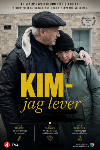 Movie poster for Kim Kärnfalk - Jag lever (2025)